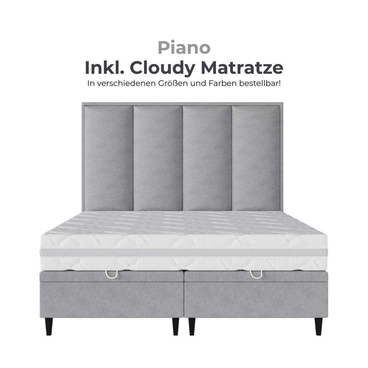 Komplettes Bett PIANO (inkl. Cloudy Matratze)