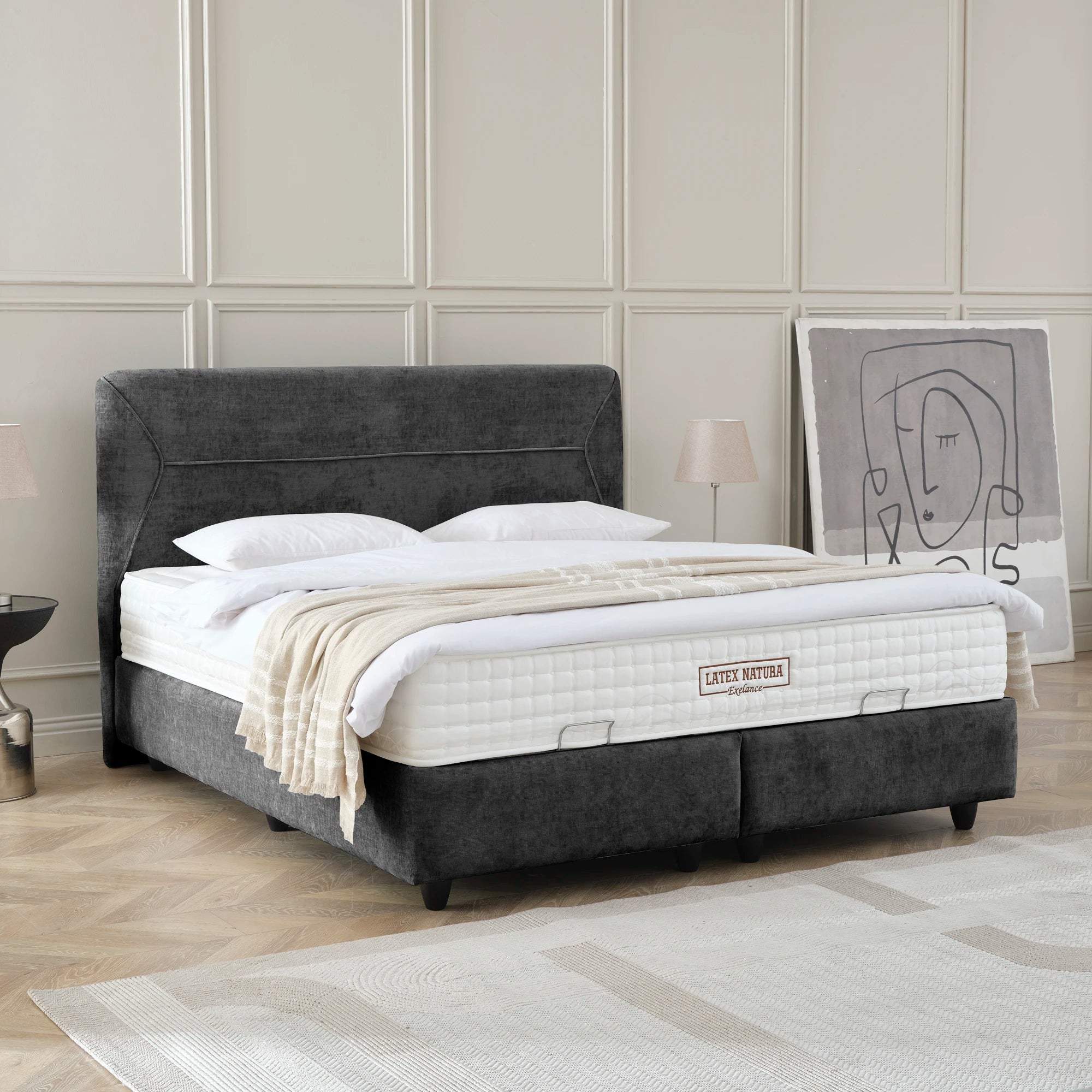 Bett mit Stauraum SleepPro