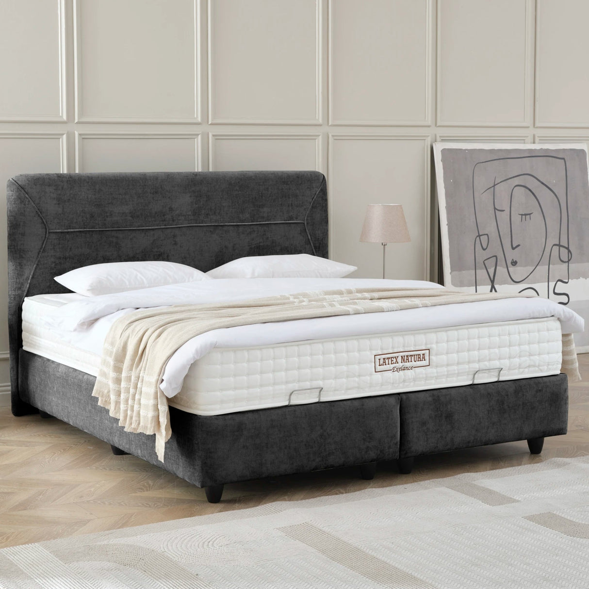 Bett mit Stauraum SleepPro