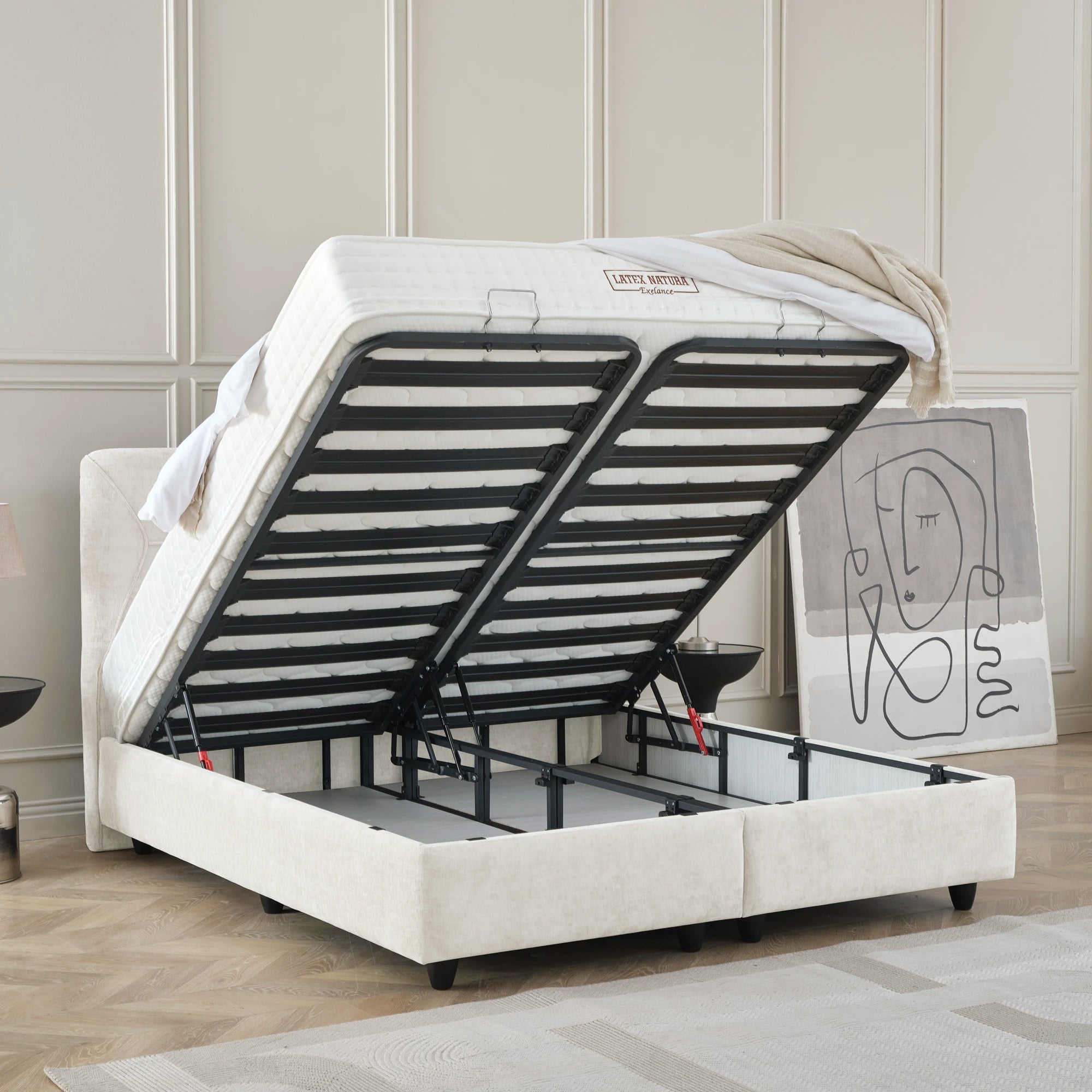 Bett mit Stauraum SleepPro