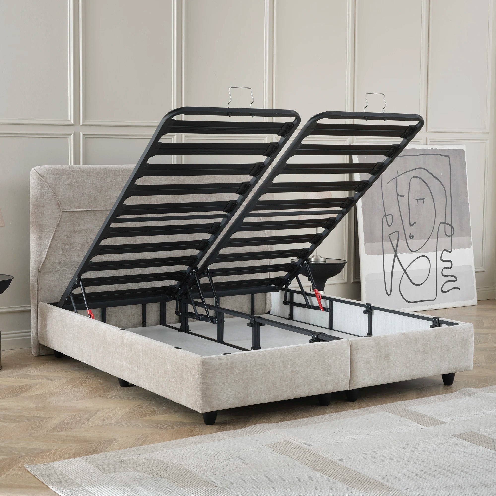 Bett mit Stauraum SleepPro